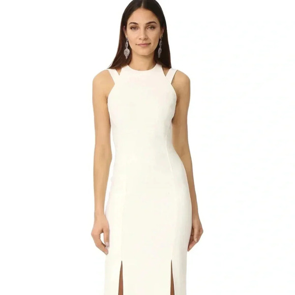 cinq a sept Dresses & Skirts - CINQ A SEPT NWT Black Henriette Cut Out Sheath Dress 4